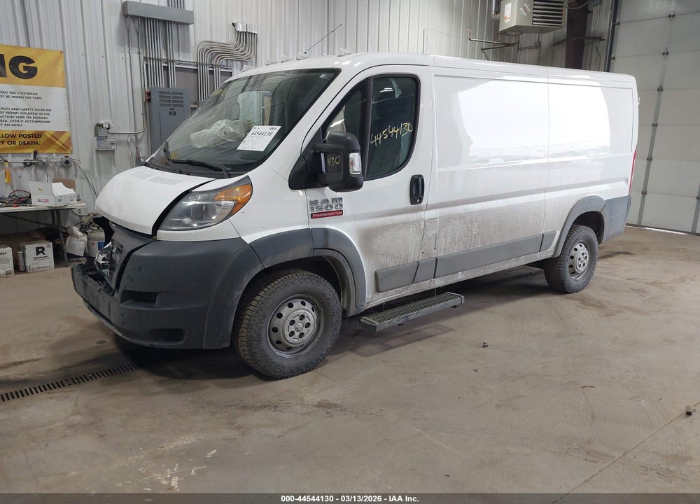 2018 RAM PROMASTER 1500 LOW ROOF 136 WB VIN: 3C6TRVAG5JE103166