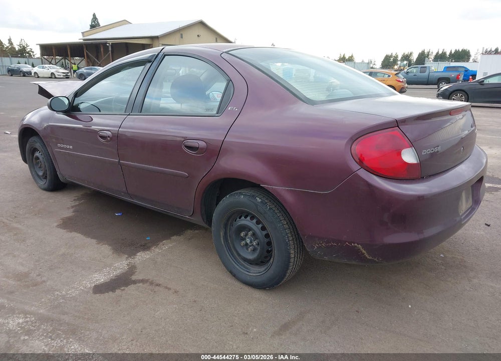 2000 DODGE NEON HIGHLINE VIN: 1B3ES46C0YD780841