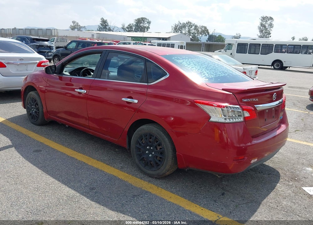 2014 NISSAN SENTRA SV VIN: 3N1AB7AP7EY294919