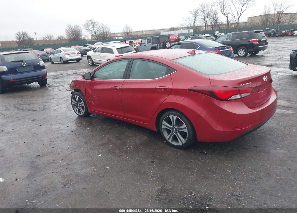 2014 HYUNDAI ELANTRA SPORT VIN: KMHDH4AH3EU157233