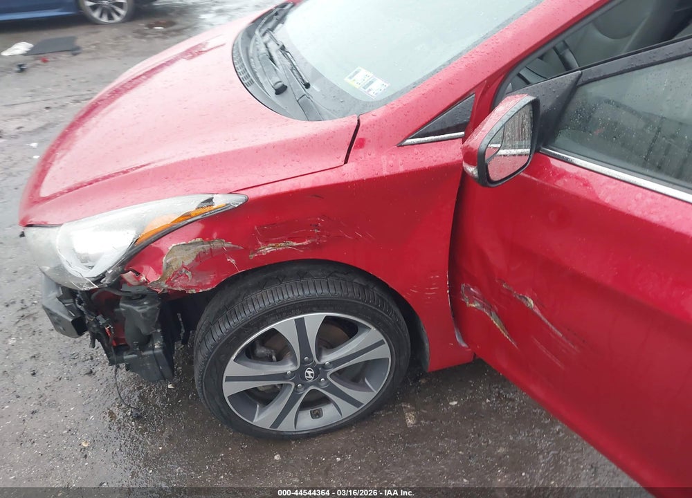 2014 HYUNDAI ELANTRA SPORT VIN: KMHDH4AH3EU157233