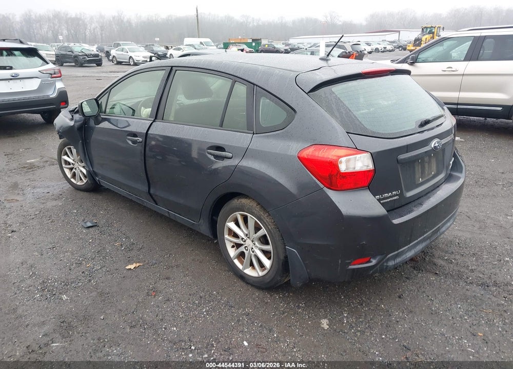2012 SUBARU IMPREZA 2.0I PREMIUM VIN: JF1GPAC62CH233793