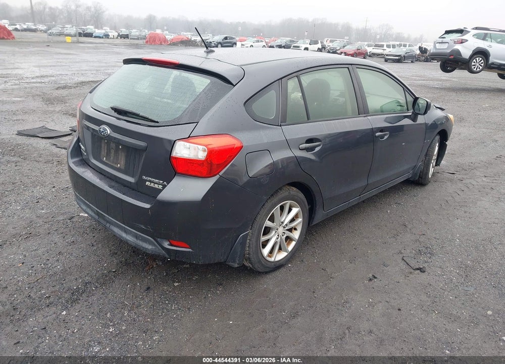 2012 SUBARU IMPREZA 2.0I PREMIUM VIN: JF1GPAC62CH233793