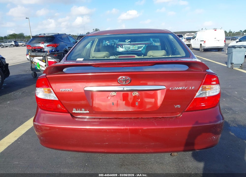 2003 TOYOTA CAMRY LE V6 VIN: 4T1BF32K03U061896