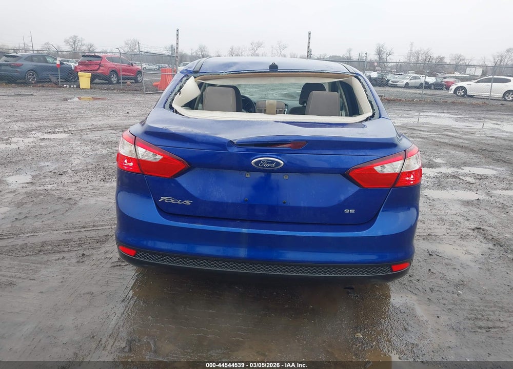 2012 FORD FOCUS SE VIN: 1FAHP3F2XCL456492
