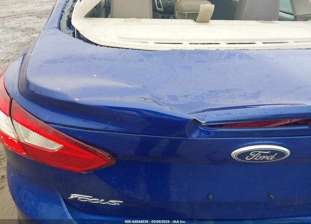 2012 FORD FOCUS SE VIN: 1FAHP3F2XCL456492