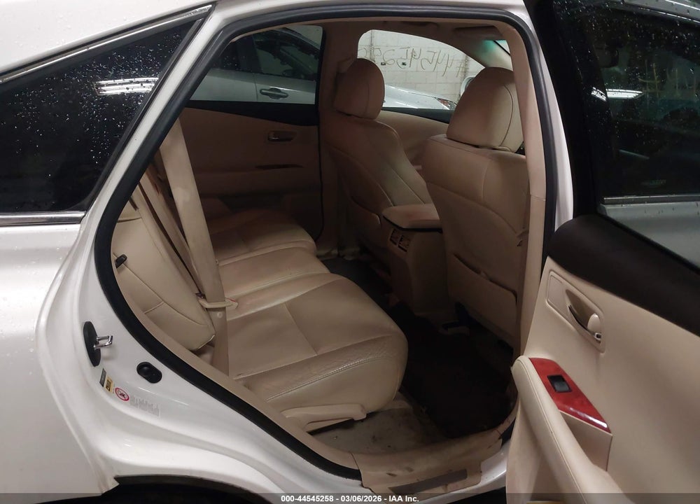 2012 LEXUS RX 350 VIN: 2T2BK1BA5CC142221