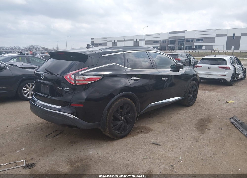 2017 NISSAN MURANO PLATINUM VIN: 5N1AZ2MH5HN145700