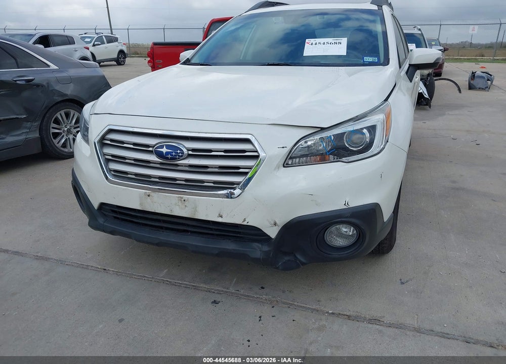 2017 SUBARU OUTBACK 2.5I PREMIUM VIN: 4S4BSAHC9H3342155