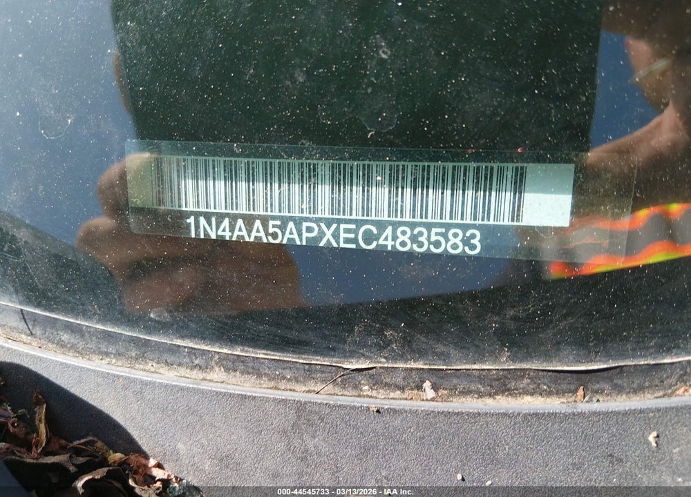 2014 NISSAN MAXIMA 3.5 SV VIN: 1N4AA5APXEC483583