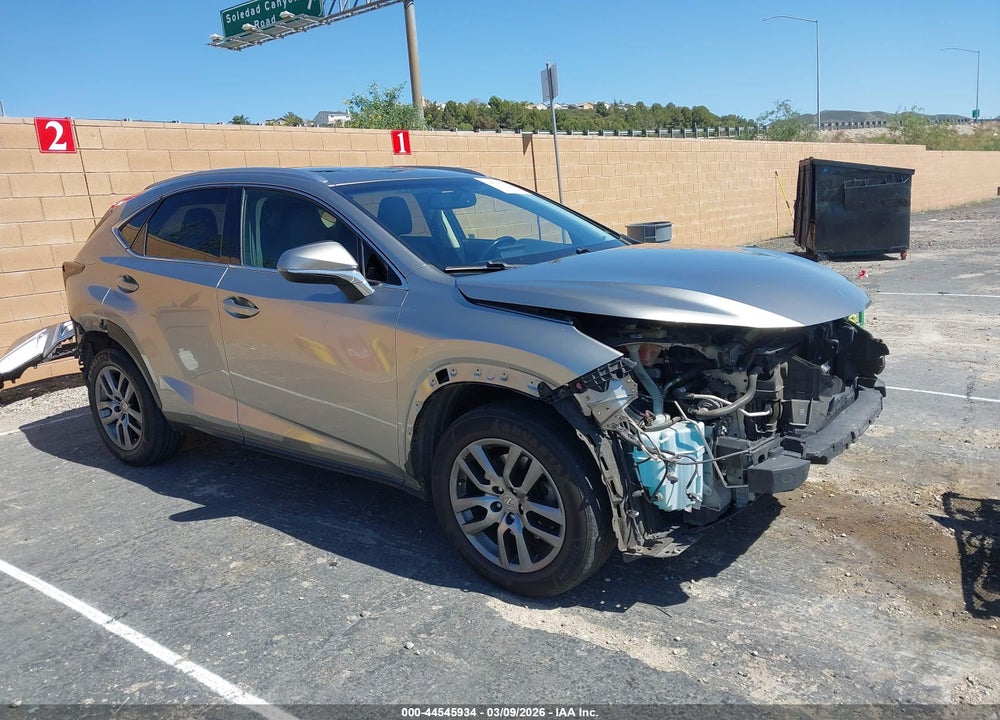 2016 LEXUS NX 200T VIN: JTJYARBZ2G2027678