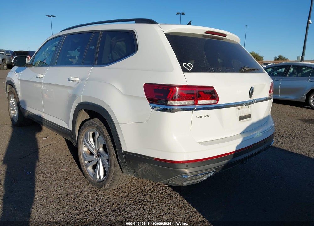 2021 VOLKSWAGEN ATLAS 3.6L V6 SE W/TECHNOLOGY VIN: 1V2JR2CA0MC564938