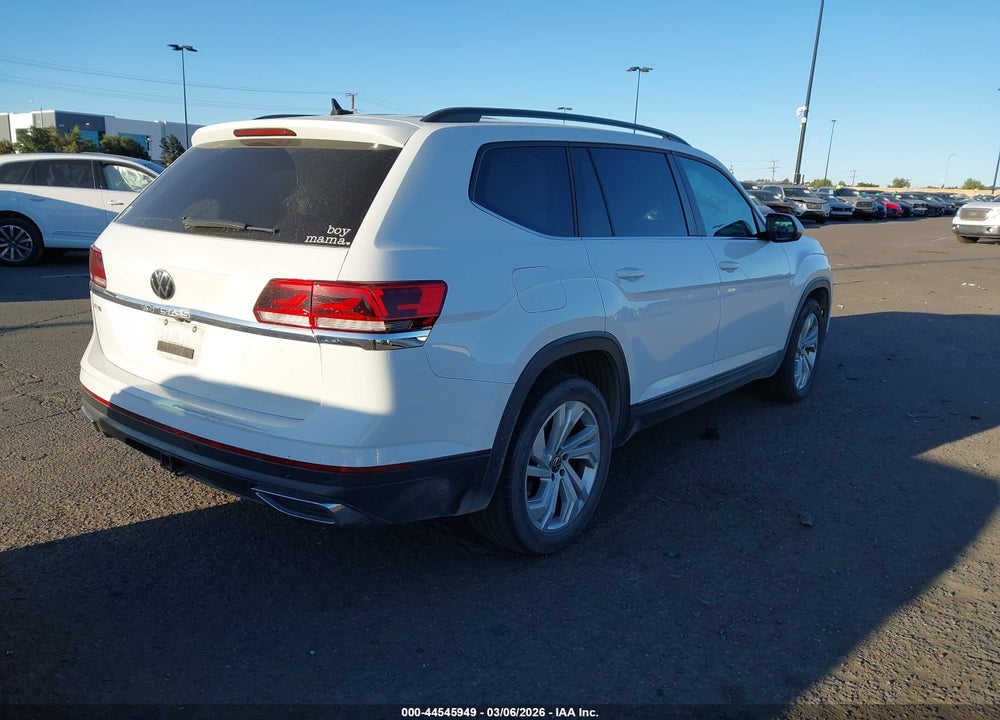 2021 VOLKSWAGEN ATLAS 3.6L V6 SE W/TECHNOLOGY VIN: 1V2JR2CA0MC564938