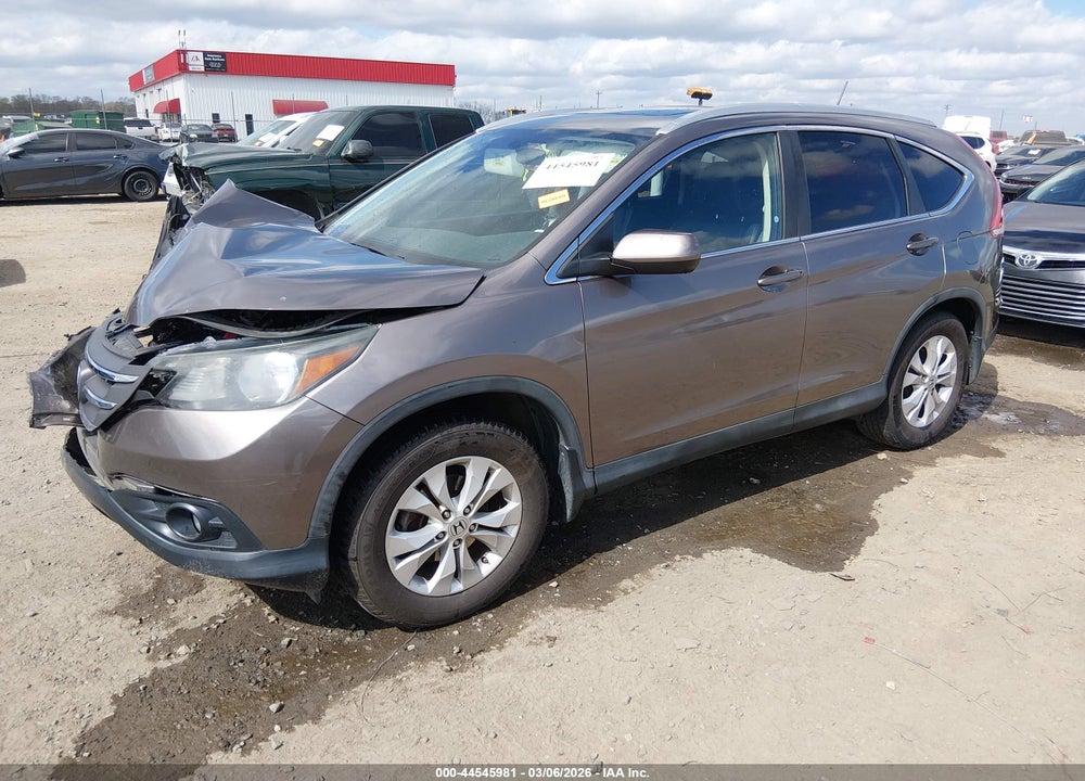 2013 HONDA CR-V EX-L VIN: 5J6RM3H72DL009831