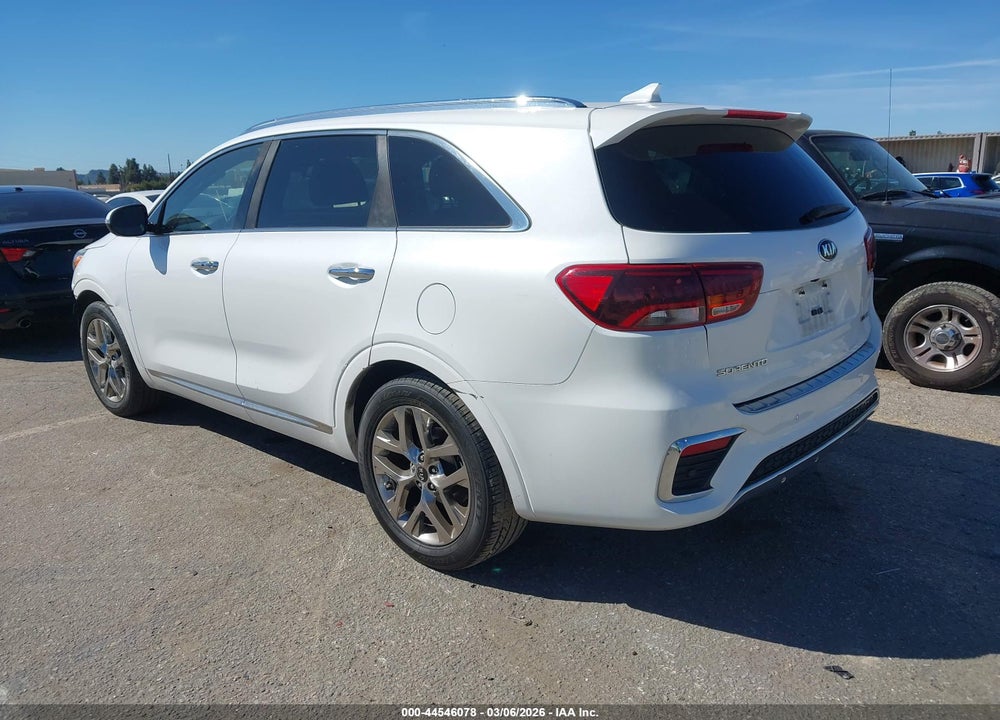 2019 KIA SORENTO 3.3L SXL VIN: 5XYPK4A55KG583155
