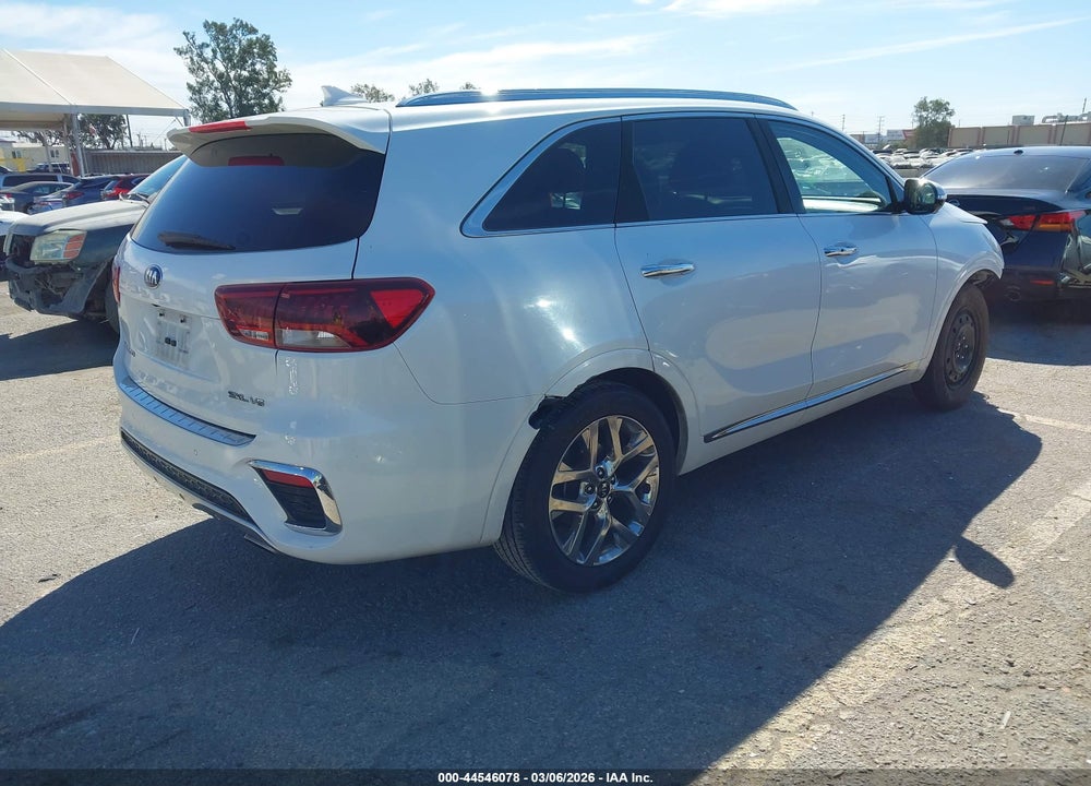 2019 KIA SORENTO 3.3L SXL VIN: 5XYPK4A55KG583155