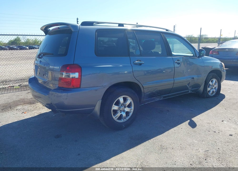 2007 TOYOTA HIGHLANDER V6 VIN: JTEGP21A970132161