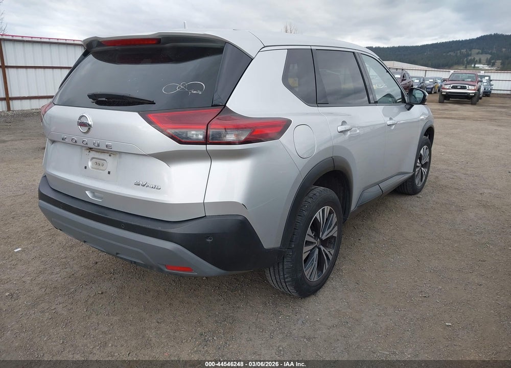 2021 NISSAN ROGUE SV INTELLIGENT AWD VIN: JN8AT3BBXMW223665