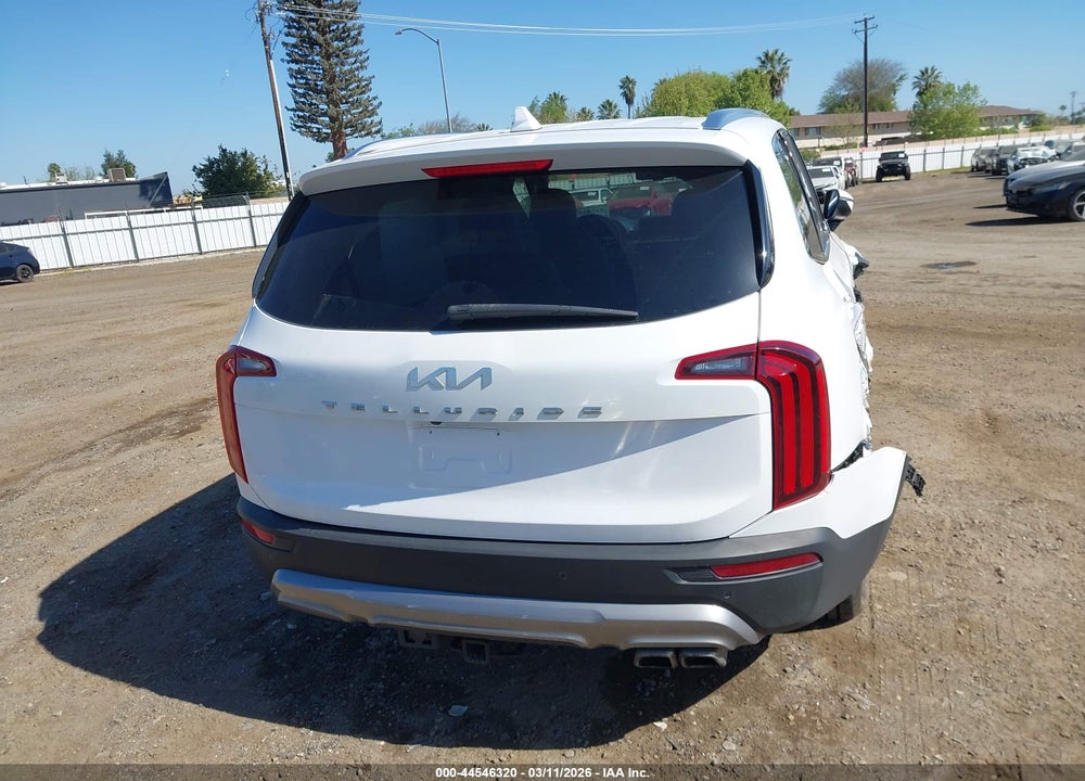 2022 KIA TELLURIDE EX VIN: 5XYP3DHC8NG250258