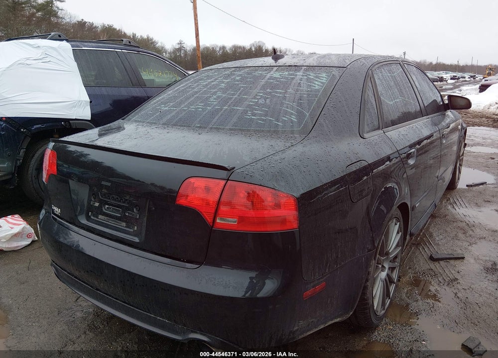 2008 AUDI A4 2.0T VIN: WAUEF78E98A084755