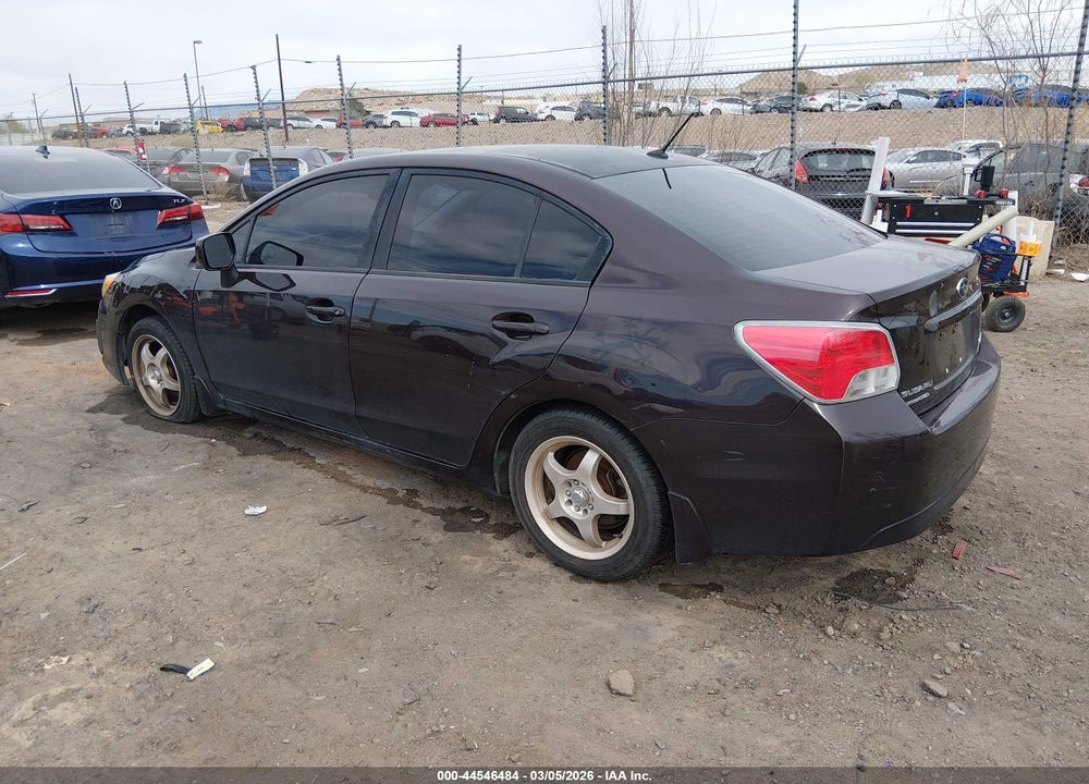 2012 SUBARU IMPREZA 2.0I PREMIUM VIN: JF1GJAC63CH006307
