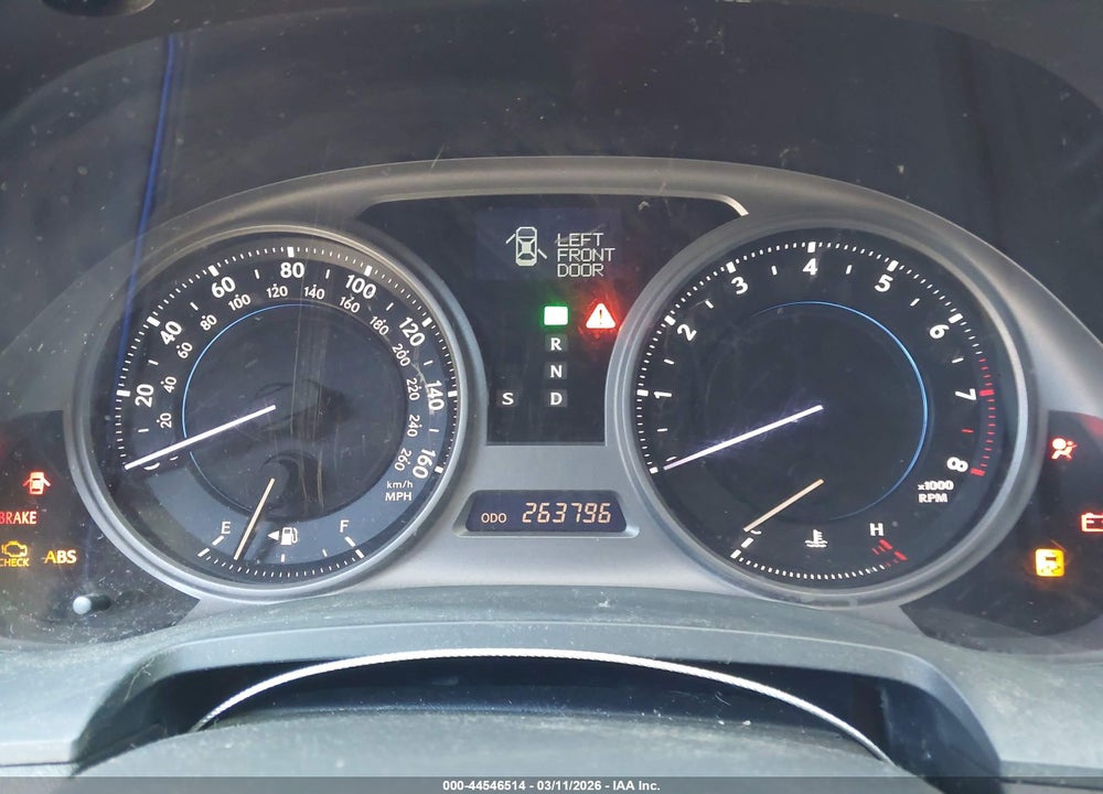 2008 LEXUS IS 250 VIN: JTHBK262185076136