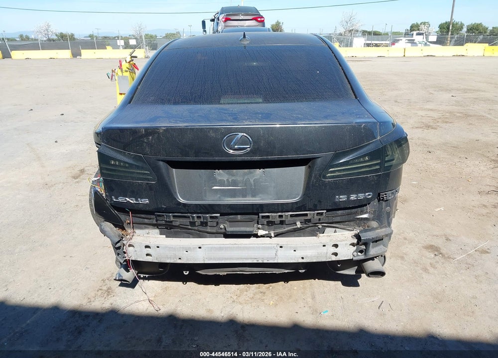2008 LEXUS IS 250 VIN: JTHBK262185076136