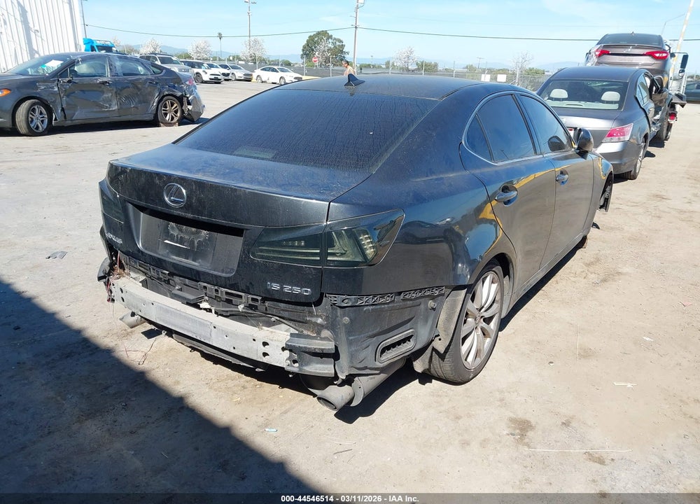 2008 LEXUS IS 250 VIN: JTHBK262185076136
