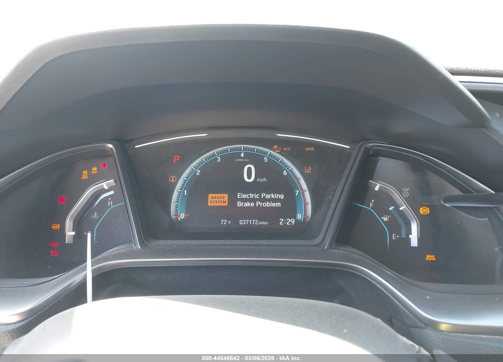 2020 HONDA CIVIC EX VIN: SHHFK7H67LU418100