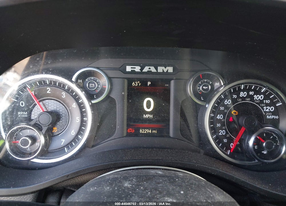 2020 RAM 1500 BIG HORN  4X4 6'4 BOX VIN: 1C6SRFBT4LN196743