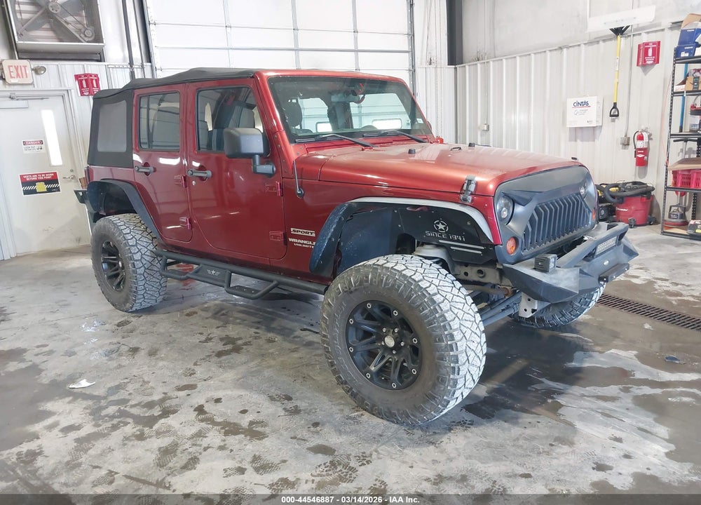 2012 JEEP WRANGLER UNLIMITED SPORT VIN: 1C4BJWDGXCL123467