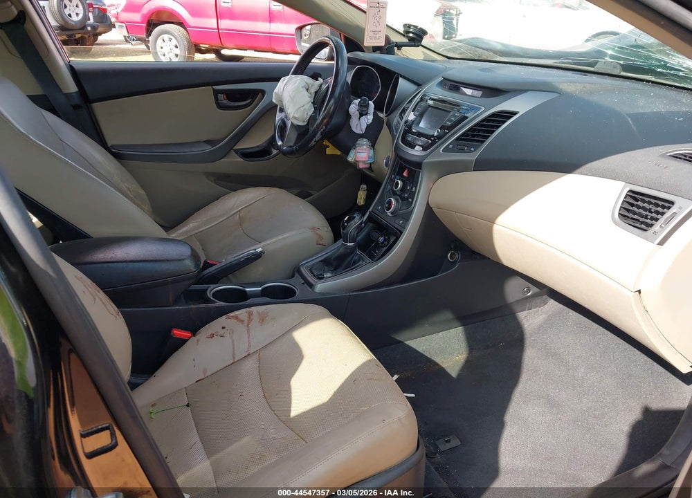 2014 HYUNDAI ELANTRA SPORT VIN: KMHDH4AH8EU037945