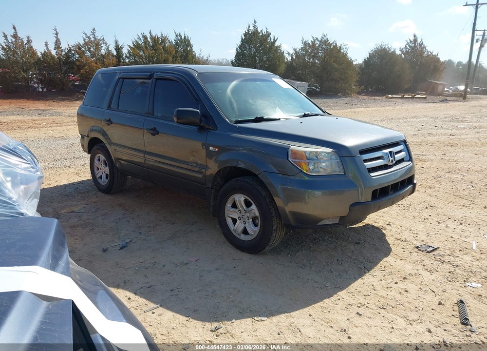 2007 HONDA PILOT LX VIN: 2HKYF18177H500576
