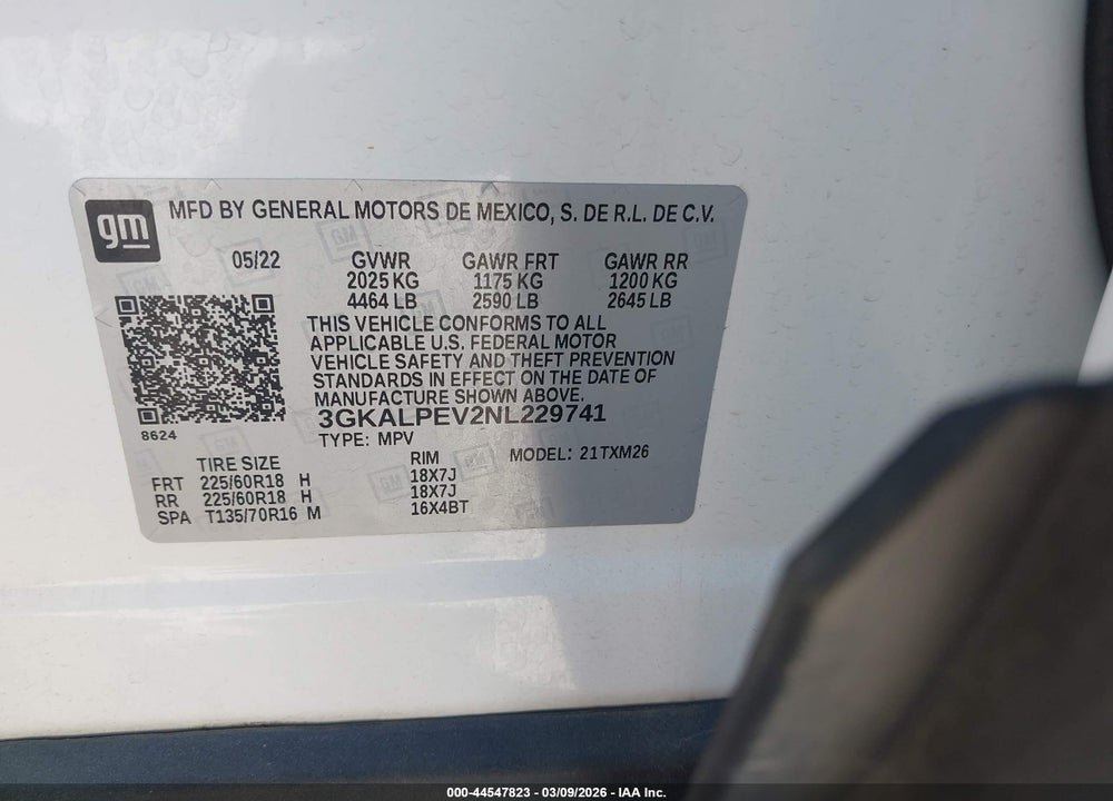 2022 GMC TERRAIN FWD SLT VIN: 3GKALPEV2NL229741