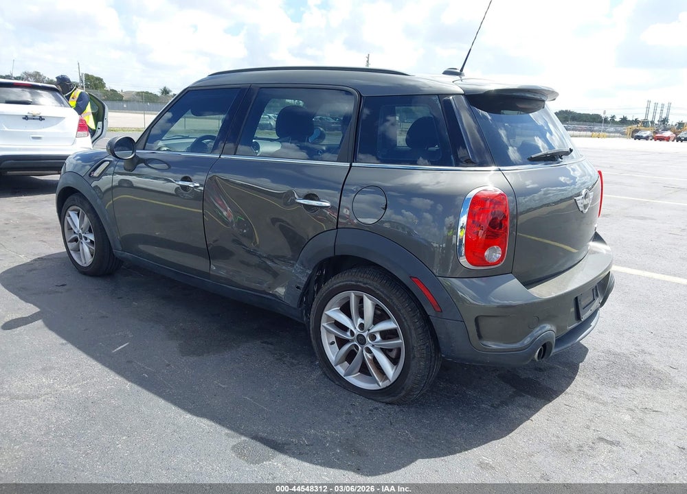 2012 MINI COOPER S COUNTRYMAN VIN: WMWZC3C57CWM27844