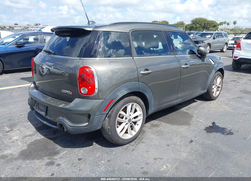 2012 MINI COOPER S COUNTRYMAN VIN: WMWZC3C57CWM27844