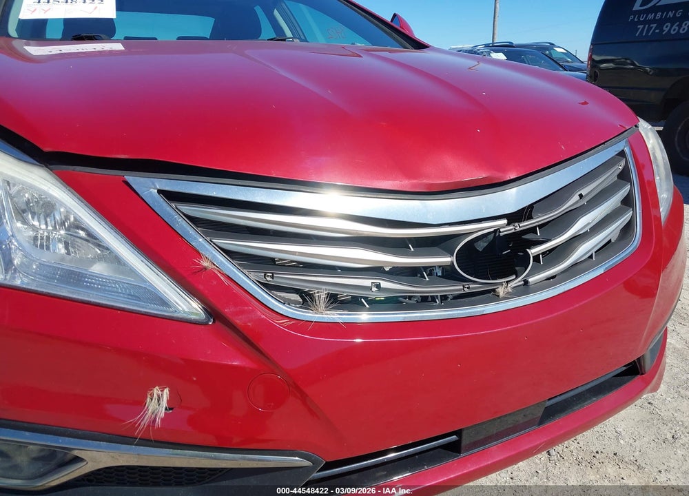 2016 HYUNDAI AZERA LIMITED VIN: KMHFH4JGXGA508367