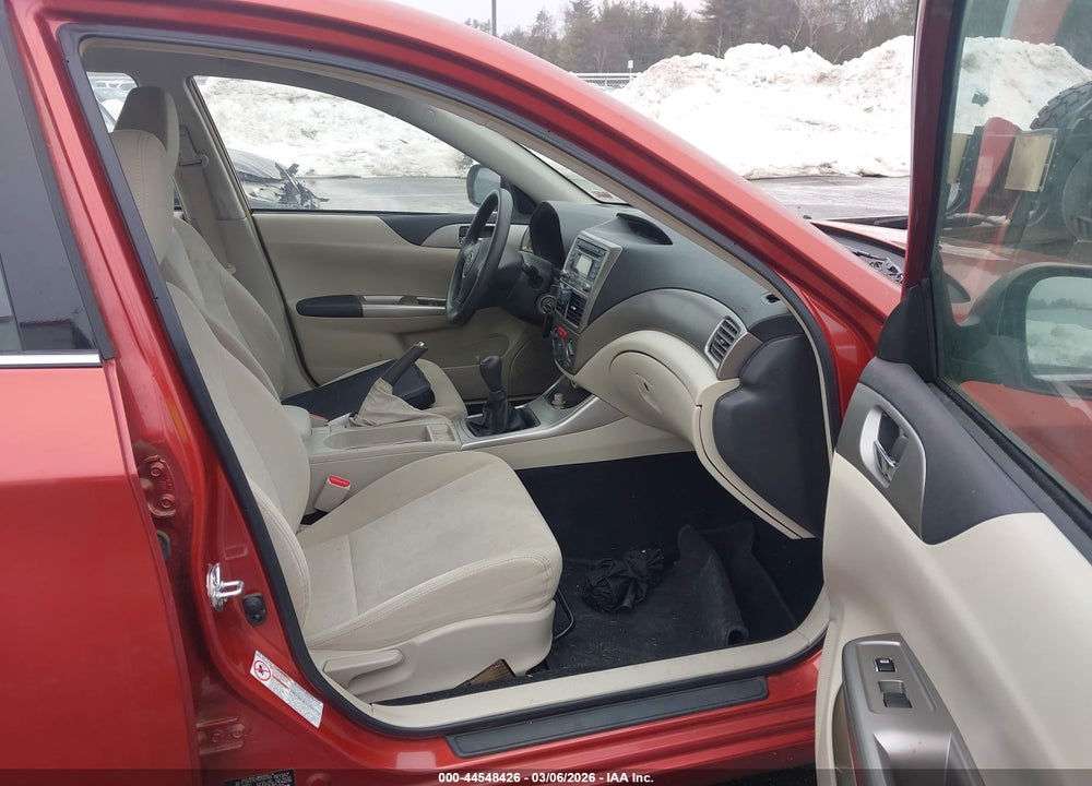 2009 SUBARU IMPREZA 2.5I VIN: JF1GE61679G500365