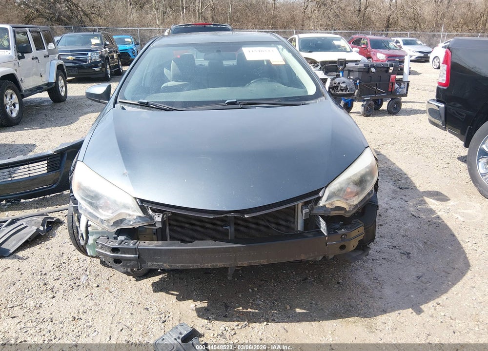 2016 TOYOTA COROLLA LE VIN: 5YFBURHE2GP510030