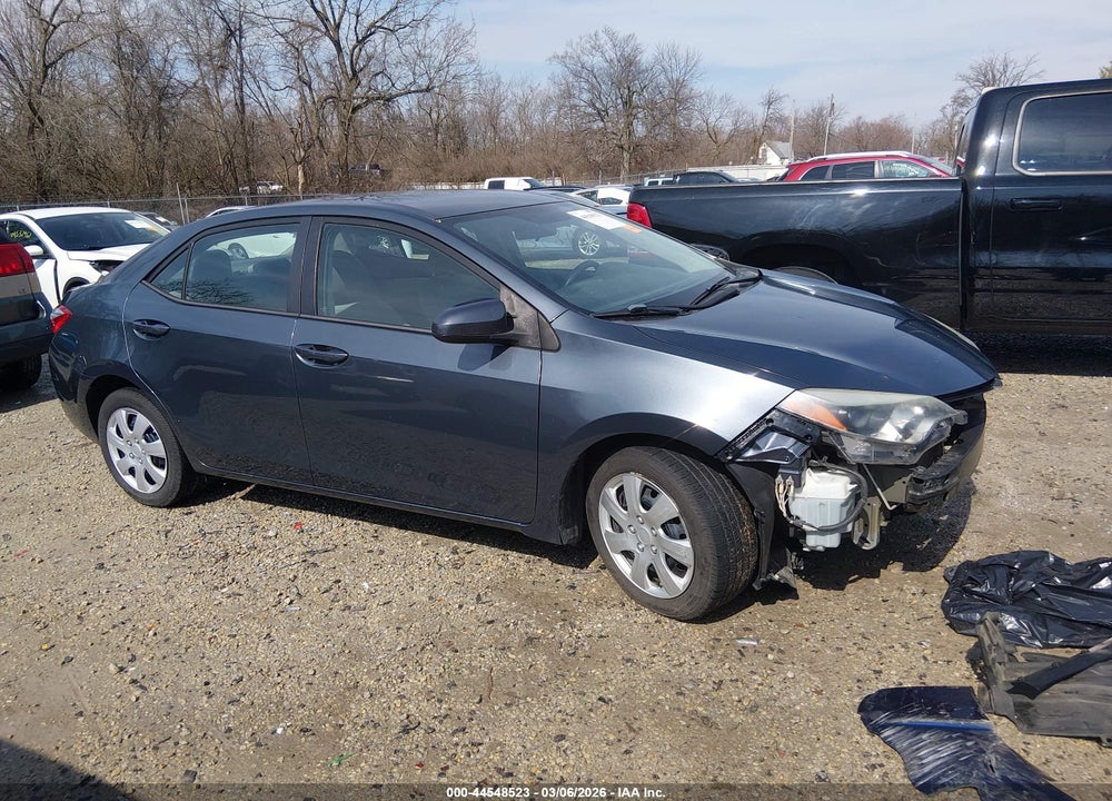 2016 TOYOTA COROLLA LE VIN: 5YFBURHE2GP510030