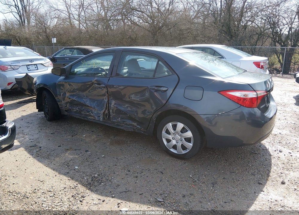 2016 TOYOTA COROLLA LE VIN: 5YFBURHE2GP510030