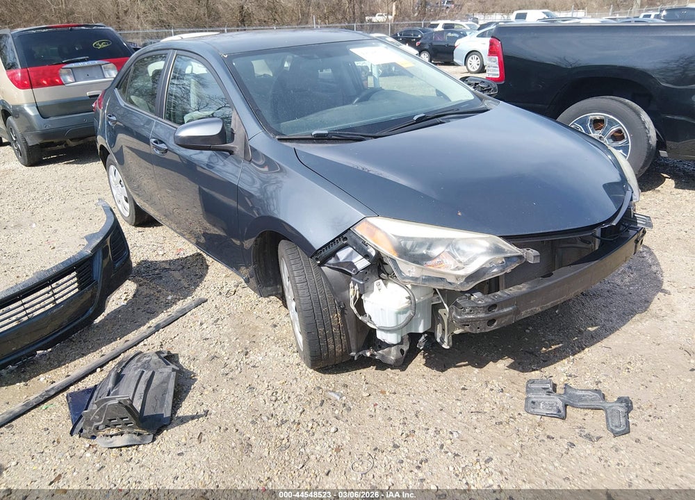 2016 TOYOTA COROLLA LE VIN: 5YFBURHE2GP510030