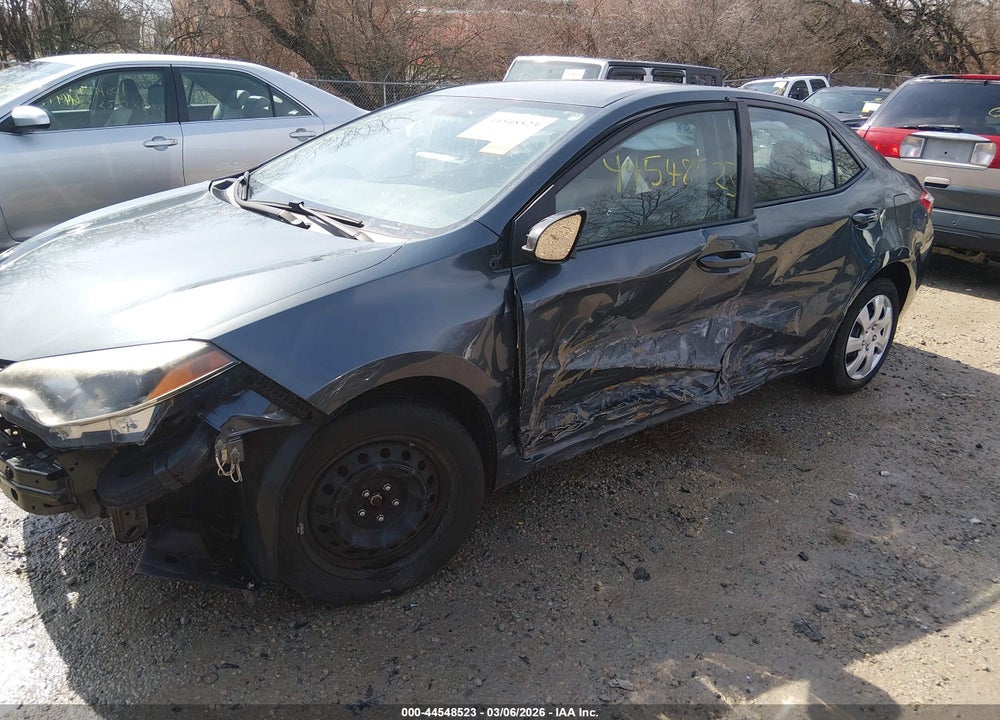 2016 TOYOTA COROLLA LE VIN: 5YFBURHE2GP510030
