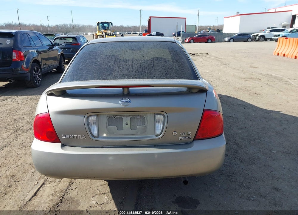 2006 NISSAN SENTRA 1.8S VIN: 3N1CB51D46L547230