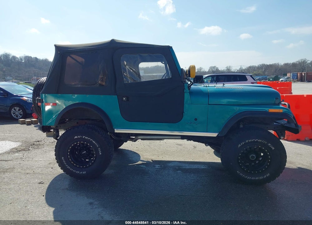 1979 JEEP CJ7 4WD VIN: 0000J9A93AC835481