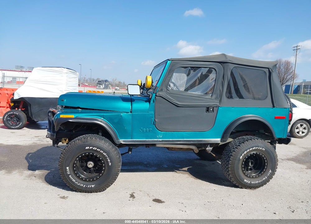 1979 JEEP CJ7 4WD VIN: 0000J9A93AC835481