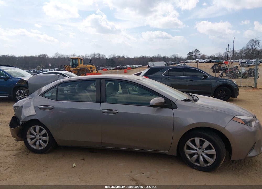2015 TOYOTA COROLLA LE VIN: 2T1BURHE7FC286798