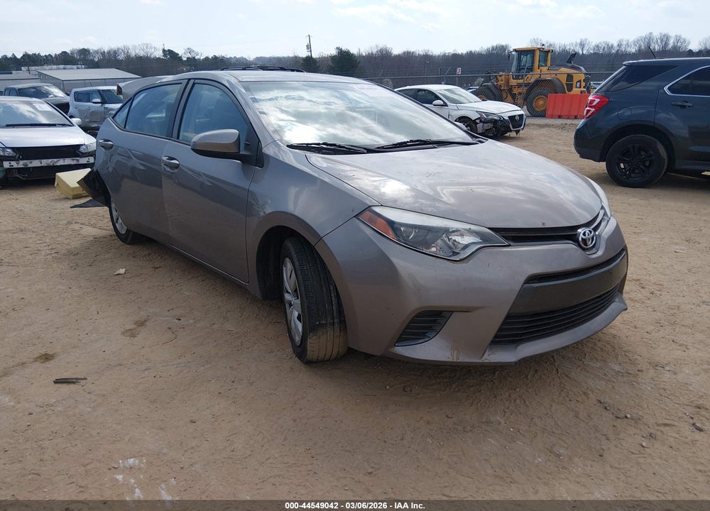 2015 TOYOTA COROLLA LE VIN: 2T1BURHE7FC286798