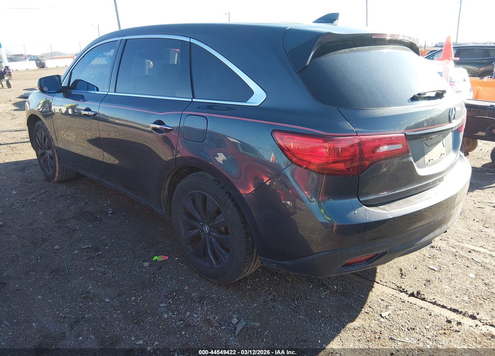 2015 ACURA MDX TECHNOLOGY PACKAGE VIN: 5FRYD3H40FB004803