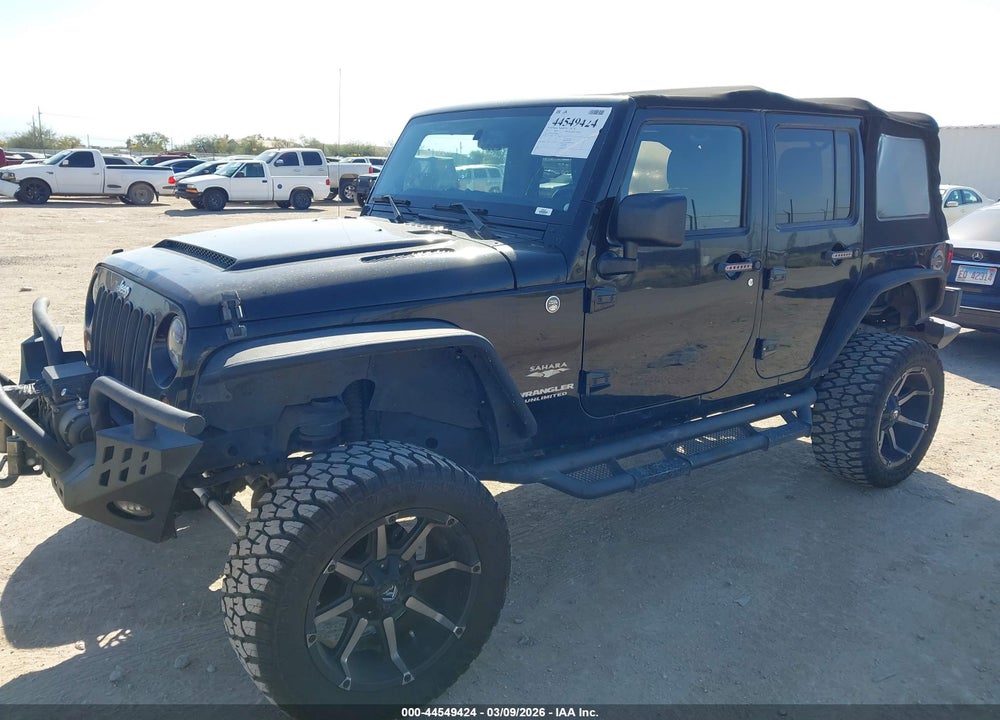 2013 JEEP WRANGLER UNLIMITED SAHARA VIN: 1C4HJWEG8DL696801